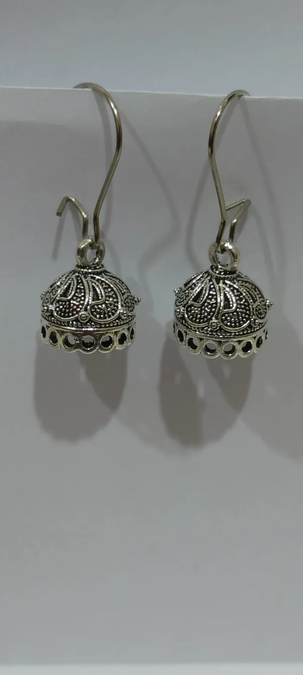 Silver_Oxidised_Premium_Design_Jhumka_Earrings_And_Drop_Earrings_Combo_For_Women_(Pack_Of_4)