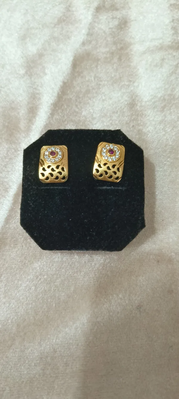 Gold_Brass_Premium_Design_Stud_Earrings_For_Women_Pack_Of_3