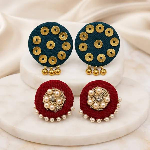 Multicolor_Premium_Design_Stud_Earrings_Combo_For_Women_(Pack_Of_2)