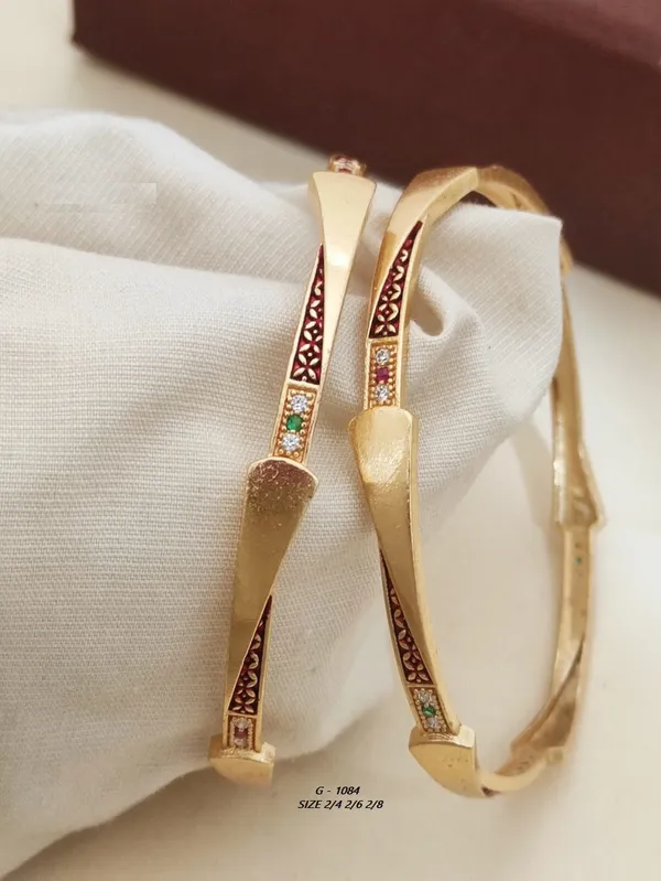 Meenakari_Twisted_Bangles_With_Multicolor_Stones