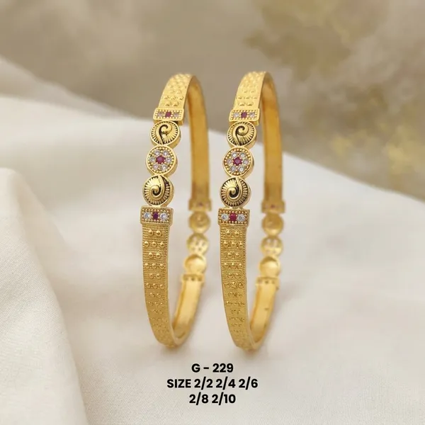 Textured_Bangles_With_Peacock_Design_And_Stone_Accents