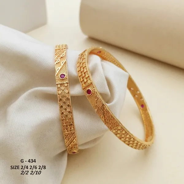 Textured_Bangles_With_Red_Stone_Accents