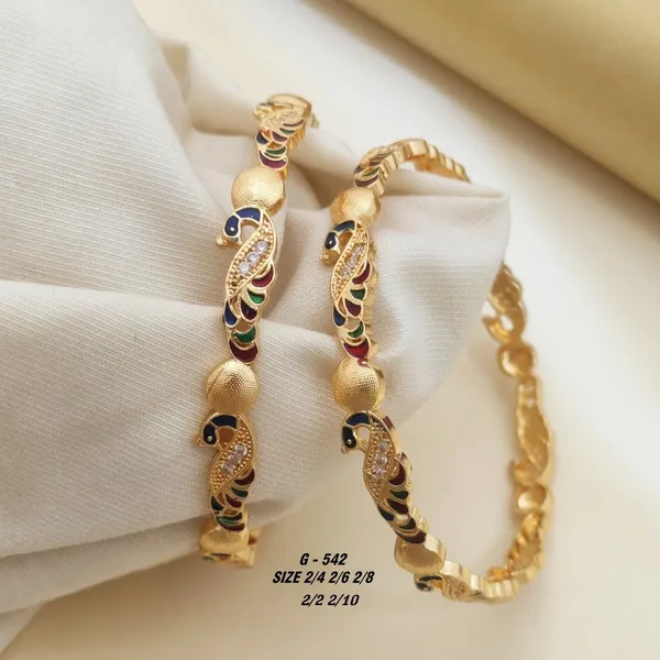 Peacock_Design_Meenakari_Bangles_Set_Of_2