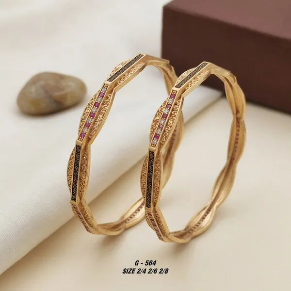 Multicolor_Stone_Embellished_Twisted_Bangles_For_Women