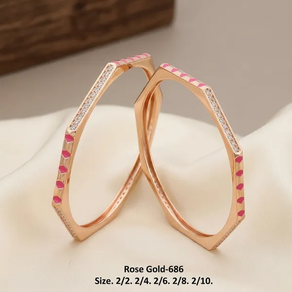 Rose_Gold_Pink_Enamel_Stone_Studded_Bangle_Set_For_Women