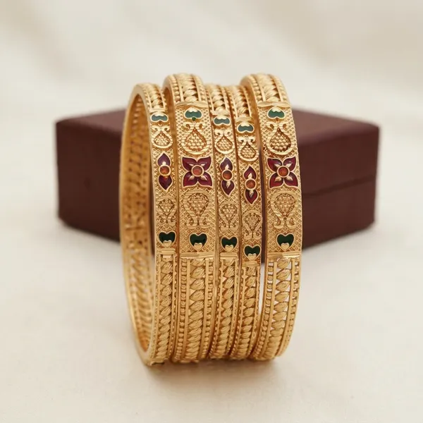 Meenakari_Floral_Design_Bangle_Set_For_Women