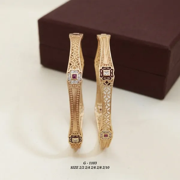 Rose_Gold_Filigree_Bangles_With_Stone_Accents