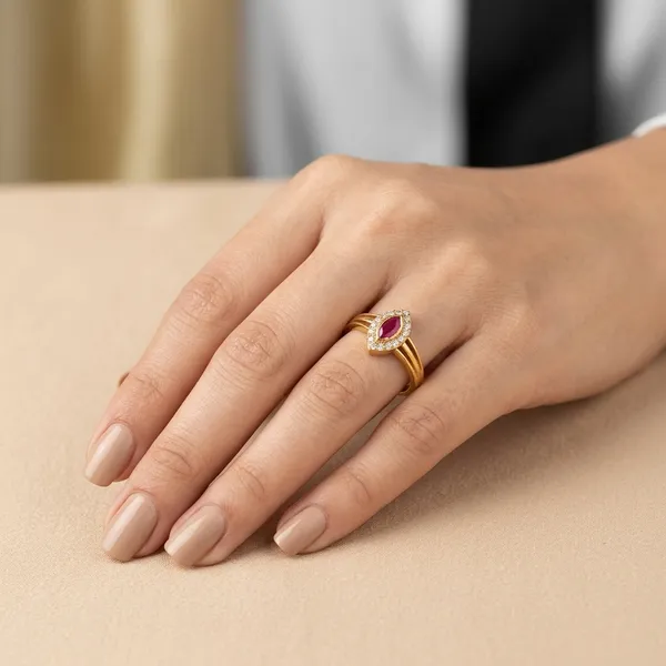 Ruby_Stone_Ring_With_Pearl_Detailing_For_Women