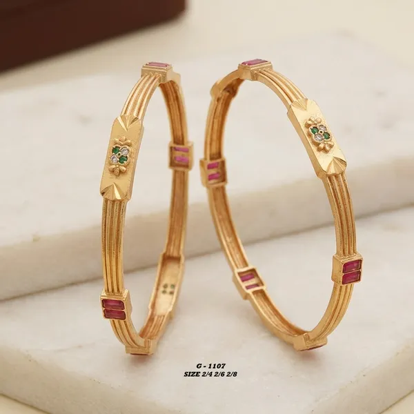 Floral_Design_Bangles_With_Ruby_And_Emerald_Stones