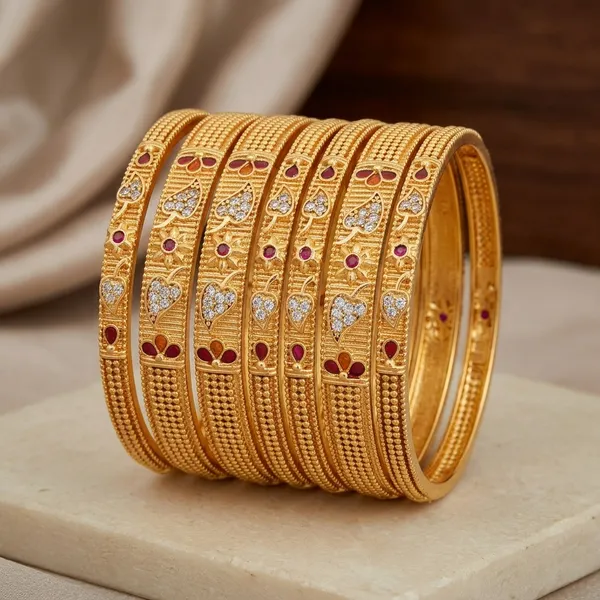 Stone_Studded_Bangles_Set_For_Women