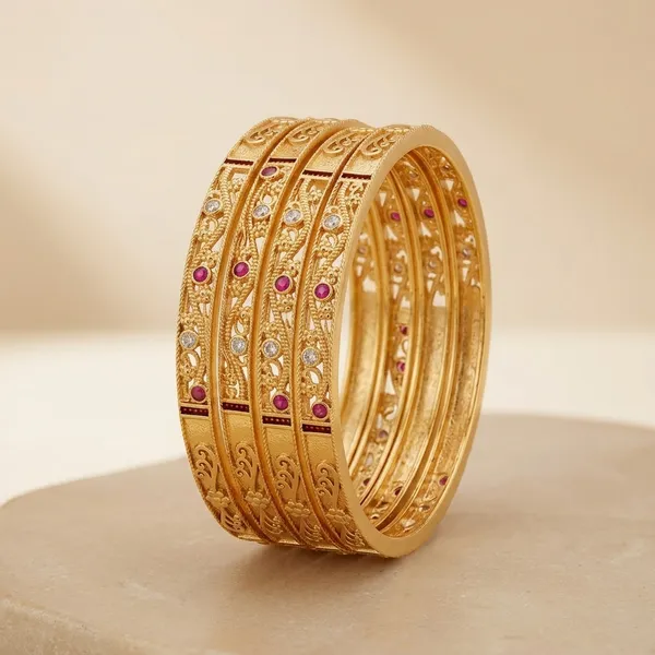 Stone_Studded_Bangle_Set_For_Women