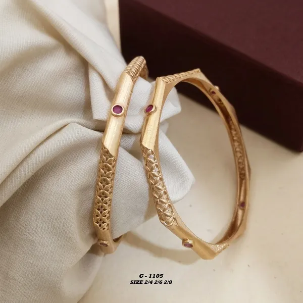 Ruby_Stone_Textured_Bangles_For_Women