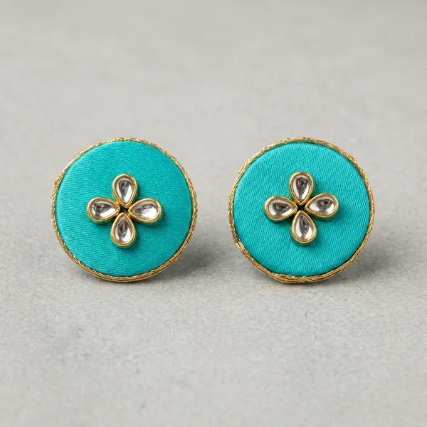 Multicolor_Oxidised_And_Kundan_Premium_Design_Drop_Earrings_And_Stud_Earrings_Combo_For_Women_(Pack_Of_2)