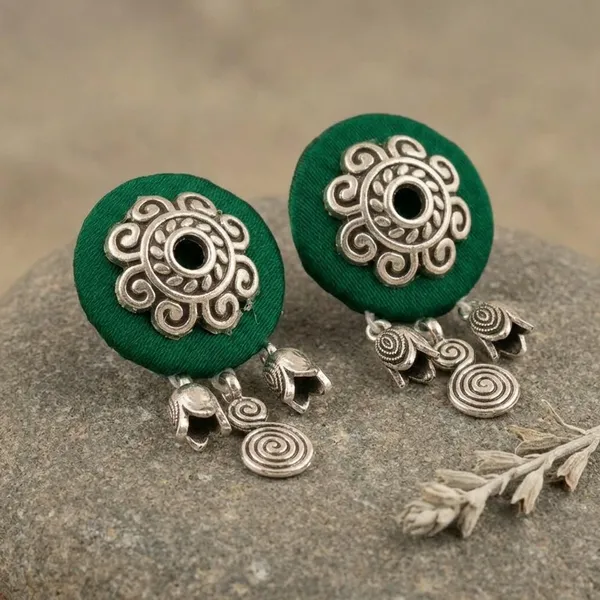 Multicolor_Oxidised_And_Kundan_Premium_Design_Stud_Earrings_And_Drop_Earrings_Combo_For_Women_(Pack_Of_2)
