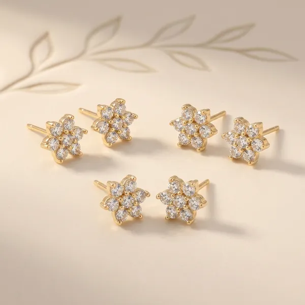 Gold_Brass_Premium_Design_Stud_Earrings_For_Women_Pack_Of_3