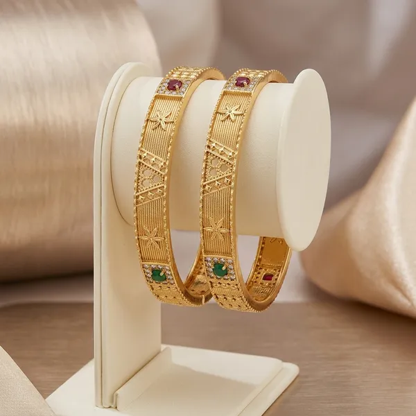 Gold_Brass_Premium_Design_Bangles_For_Women