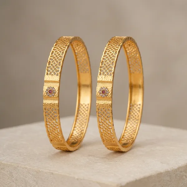 Gold_Brass_Premium_Design_Bangle_Set_For_Women