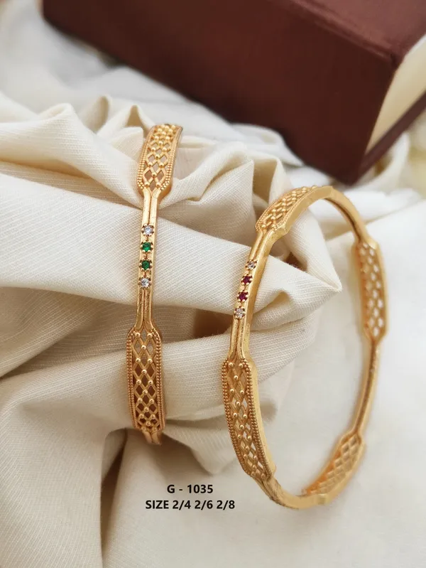 Filigree_Bangles_With_Multicolor_Stones_For_Women
