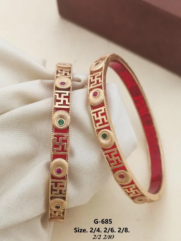 Red_Enamel_Swastik_Design_Bangles_For_Women
