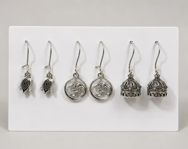 Silver_Oxidised_Premium_Design_Jhumka_Earrings_And_Drop_Earrings_Combo_For_Women_(Pack_Of_4)