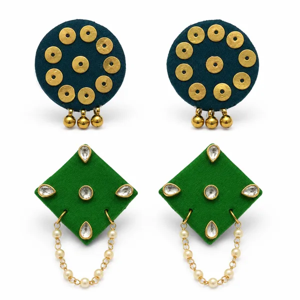 Multicolor_Premium_Design_Stud_Earrings_And_Earrings_Combo_For_Women_(Pack_Of_2)
