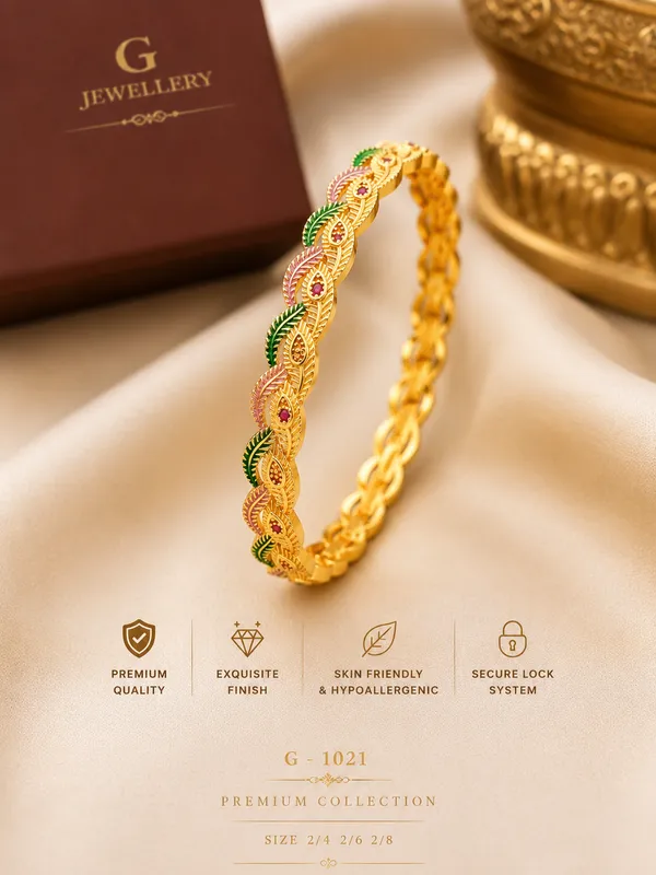 Royal_Peacock_Enamel_Bangles_Set_of_2_|_Handcrafted_Gold-Finish_Traditional_Kada_|_Premium_Heritage_Collection