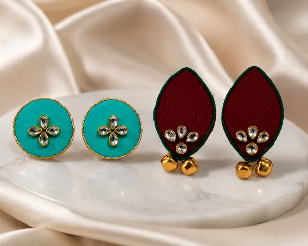 Multicolor_Kundan_Premium_Design_Stud_Earrings_And_Earrings_Combo_For_Women_(Pack_Of_2)