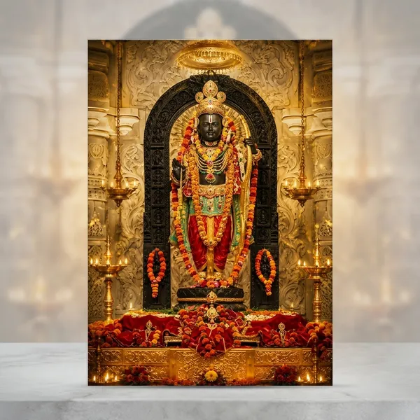 Multicolor_Glossy_Paper_Laminated_Vitthal_Deity_Traditional_Ornaments_Wall_Art_Poster