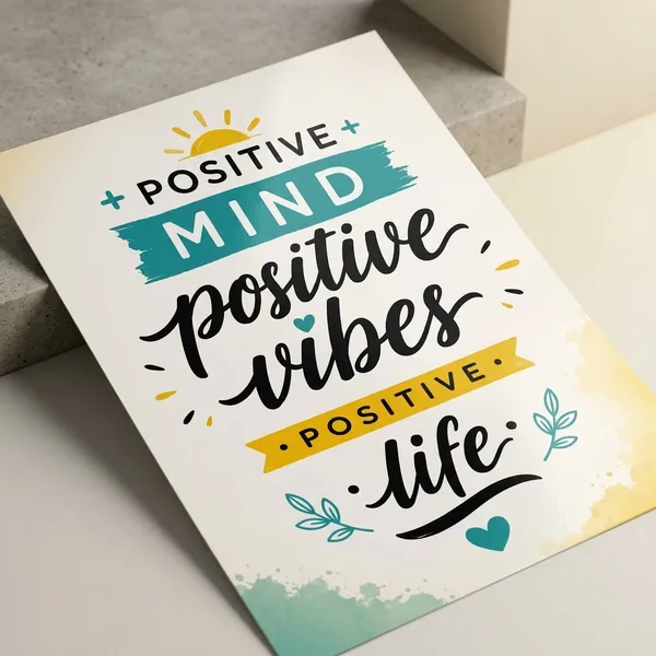 Multicolor_Glossy_Paper_Laminated_Positive_Mind_Positive_Vibes_Motivational_Wall_Poster