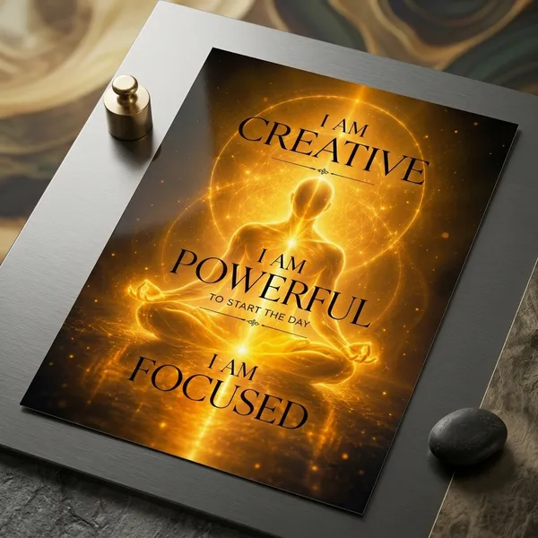 Multicolor_Glossy_Paper_Laminated_Motivational_Meditation_Wall_Art_Poster