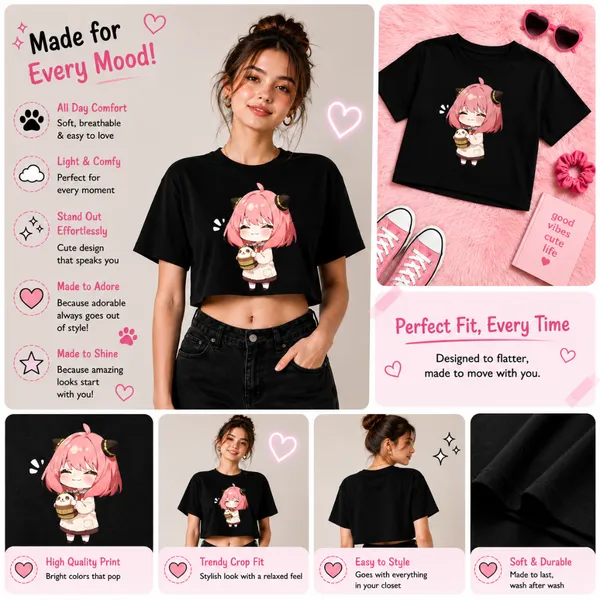 Black_Cotton_Lycra_Relaxed_Anime_Character_Print_Crop_Top_For_Women