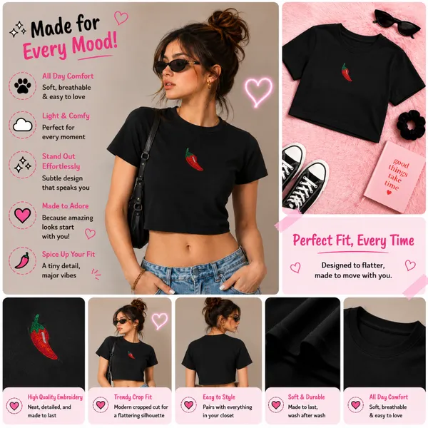Women's_Black_Chili_Graphic_Crop_Top_|_Trendy_Aesthetic_Crop_Tee