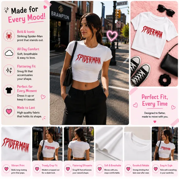 White_Cotton_Lycra_Pop_Culture_Inspired_Crop_Top_for_Women
