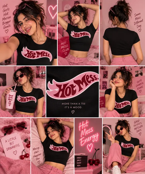 Black_Cotton_Lycra_Hot_Mess_Graphic_Print_Crop_Top_For_Women