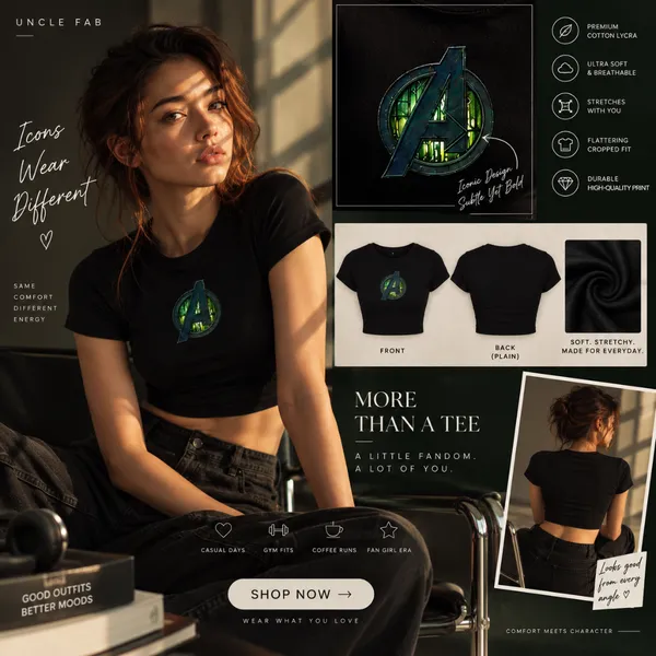 Black_Cotton_Lycra_Relaxed_Avengers_Graphic_Print_Crop_Top_For_Women