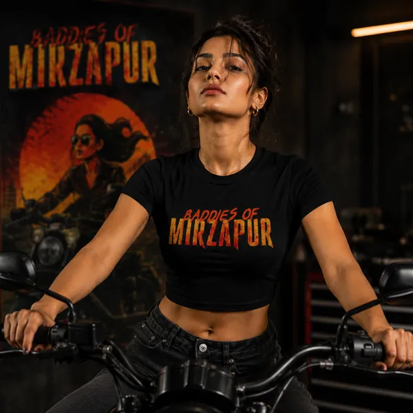 Black_Cotton_Lycra_Relaxed_Baddies_of_mirzapur_Baby_Tee_Graphic_Print_Crop_Top_For_Women