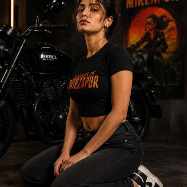 Black_Cotton_Lycra_Relaxed_Baddies_of_mirzapur_Baby_Tee_Graphic_Print_Crop_Top_For_Women