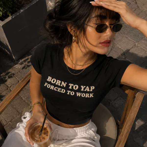 Black_Cotton_Lycra_Relaxed_Born_To_Yap_Baby_Tee_Graphic_Print_Crop_Top_For_Women