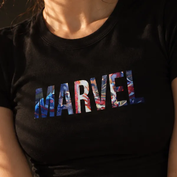 Black_Cotton_Lycra_Relaxed_Marvel_Graphic_Print_Crop_Top_For_Women