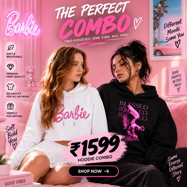 Blessed__Black_Crop_Hoodie+Barbie_White_Crop_Hoodie_Combo_For_Women