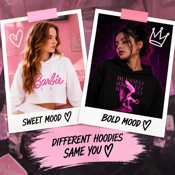 Blessed__Black_Crop_Hoodie+Barbie_White_Crop_Hoodie_Combo_For_Women