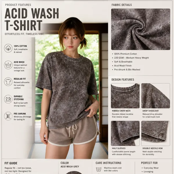 Grey_Relaxed_Plain_Acid_Wash_Tshirt_For_Women