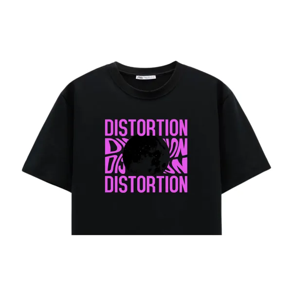 Purple_Distortion_Print_Crop_Top_for_Girls_|_Casual_Graphic_T-Shirt