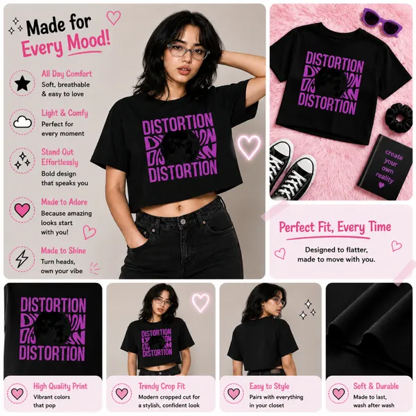 Purple_Distortion_Print_Crop_Top_for_Girls_|_Casual_Graphic_T-Shirt
