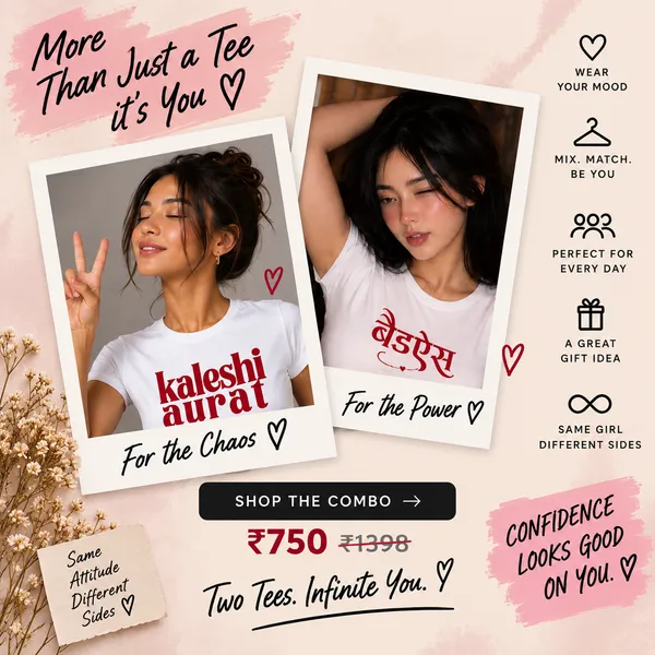 Kaleshi_Aurat_+_Badass_Crop_Top_Combo_For_Women
