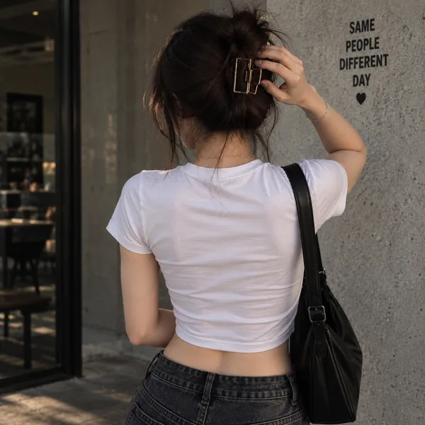 White_Cotton_Lycra_Friends_Graphic__Print_Crop_Top_For_Women