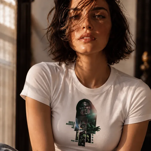 White_Cotton_Lycra_Relaxed_Avengers_Doomsday_Graphic_Print_Crop_Top_For_Women