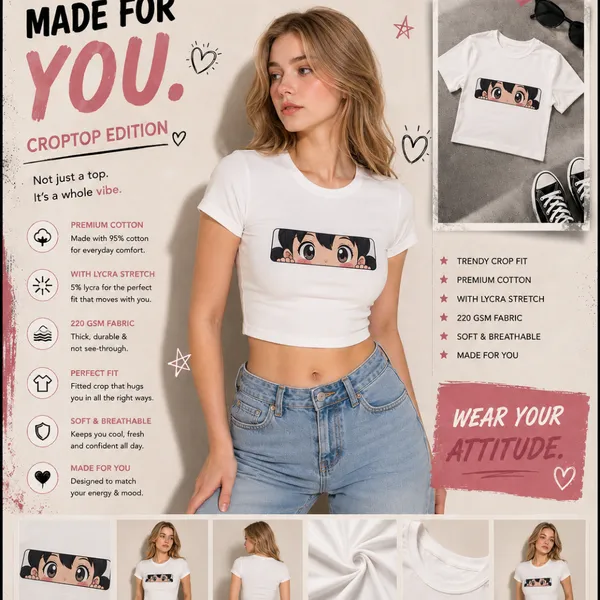 White_Cotton_Lycra_Relaxed_Shizuka_Graphic_Print_Crop_Top_For_Women