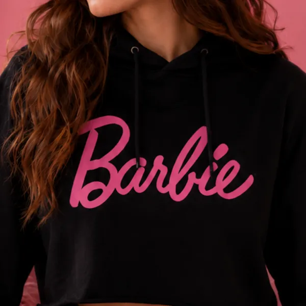 Women_Standard_Black_Barbie_Graphic_Print_Cropped_Hoodie