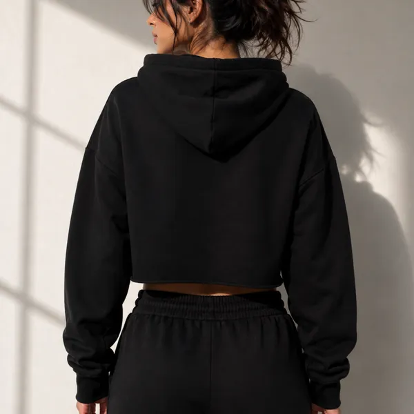 Women_Standard_Black_Blah_Blah_Blah_Graphic_Print_Cropped_Hoodie
